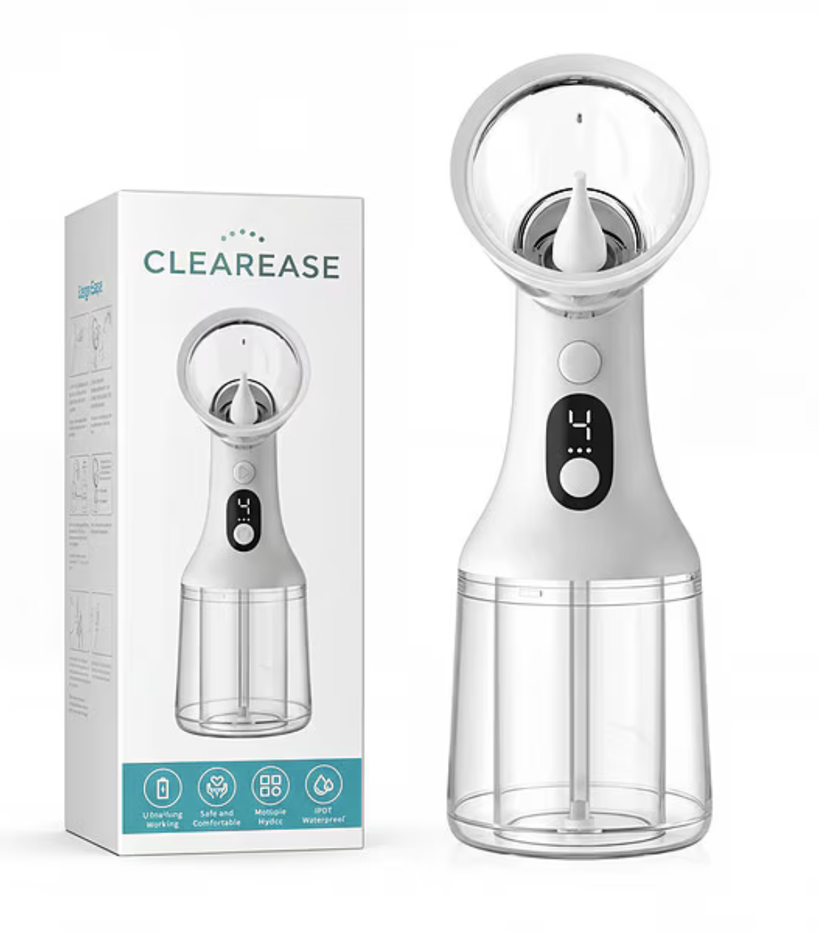 Aparat Electric pentru Curatarea Urechilor cu Apa rezervor 200 ml motor silentios